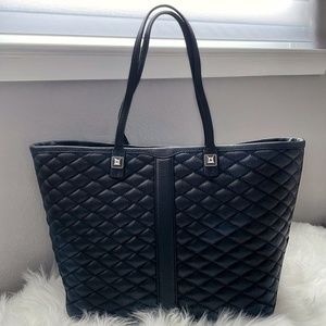 Rebecca Minkoff Quilted Everywhere Tote, Black, EUC